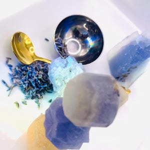 Lavender Crystal Candy ASMR kohakuto Edible Jewelry Sweet