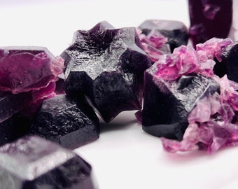 Grape Amethyst Kohakuto Crystal Candy: Vegan Edible Gemstones
