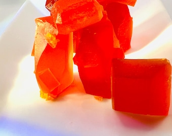 Georgia Peach Crystal Candy ASMR kohakuto Edible Jewelry Sweet