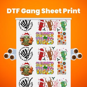DTF Gang Sheet, DTF Prints, Personalized Heat Print, Direct to Film Transfer, DTF Sheet, Dtf Transfers, Bulk Dtf Prints, Dtf Wholesale