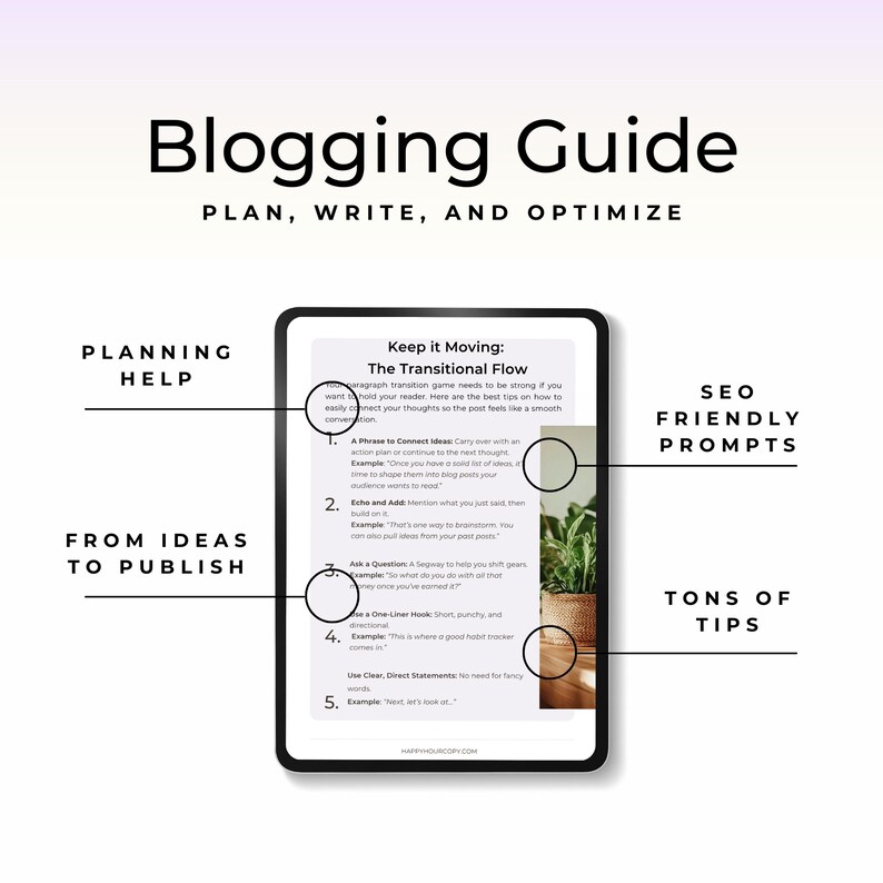 Blog Writing Guide, Create Your Brand Voice, Content Planner, Writing ...