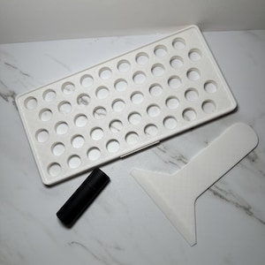 Vassoio di riempimento per tubi di carta kraft BULK Apothecary per balsami per labbra