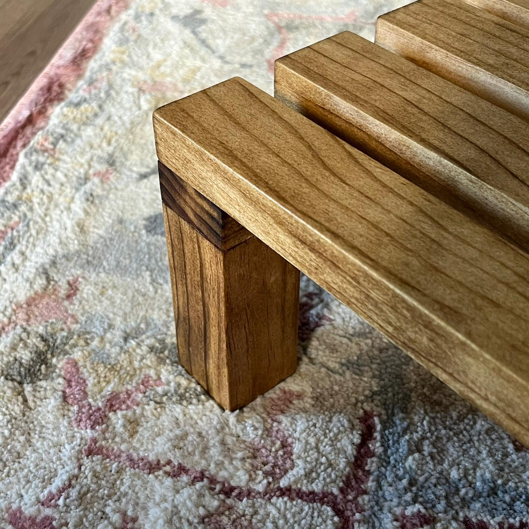 Handmade Rustic Wood Plant Stand: Solid Pine Square Riser - Etsy