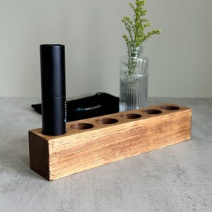 Scent Decant 5ml Perfume Bottle Holder - Perfume Sample Holder - Fragrance Organizer - Solid Wood - Perfect Gift