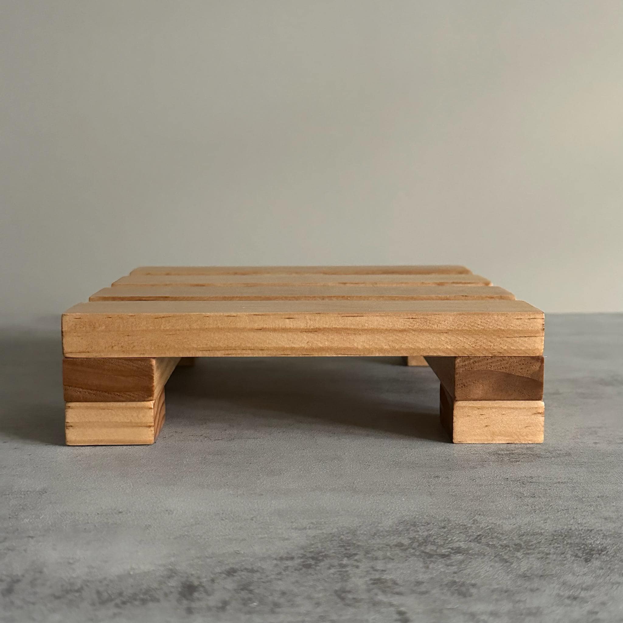 Solid Pine Wood Plant Stand: Minimalist Farmhouse Riser Rustic Decor - Etsy