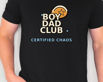 Boy Dad Club Shirt, Boy Dad Club Tee, Father's Day Gift for Dad, Funny Dad Gift, Bella Canvas 3001 Unisex Shirt
