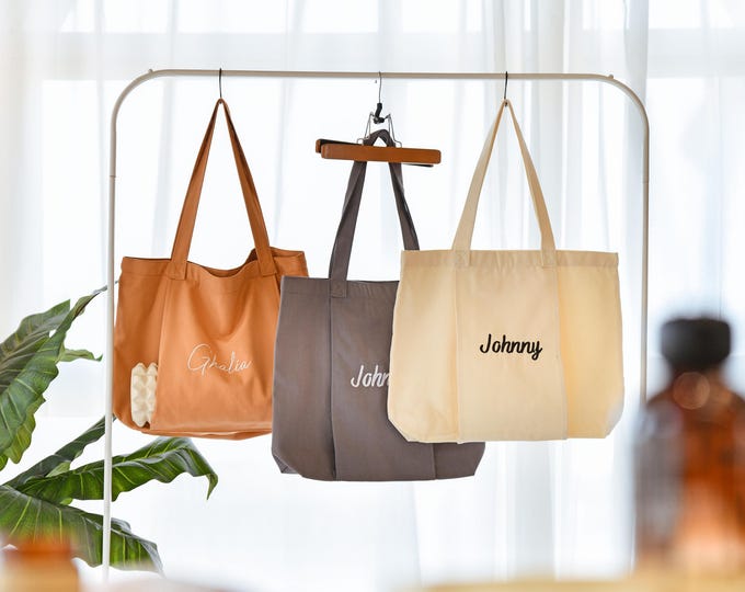 Custom Embroidered Yoga Mat Bag: Personalized Canvas Tote