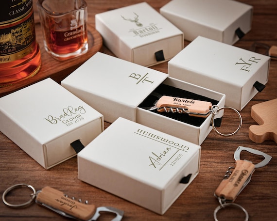 Personalized Engraved Bottle Opener: Groomsmen Gift, Wedding Favor