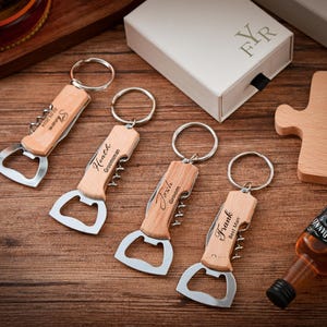 Personalized Engraved Bottle Opener: Groomsmen Gift, Wedding Favor image 7