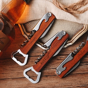 Custom Engraved Best Men Bottle Openers Perfect Gifts for Weddings, Groomsmen Gifts Custom Beer Bottle Openers