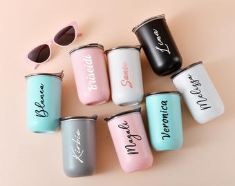 Customizable Stainless Steel Coffee Mug: Bridesmaid Proposal Gift