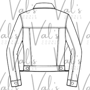 Denim Jacket STL File Instant Download, STL Cookie Cutter File