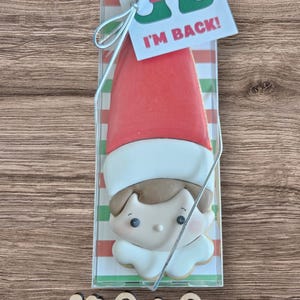 PRINTABLE ELF TAG - Elf; I&#39;m Back- digital download - pdf