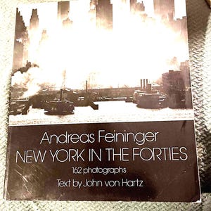 Vintage New York in the Forties Andreas Feininger Softcover Book 1978