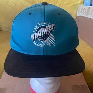 Gorra de hockey vintage Las Vegas Thunder con banda ajustable