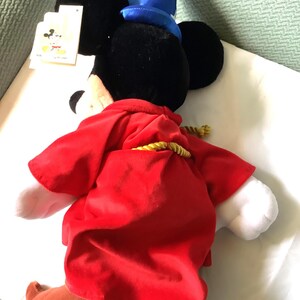 Vintage Disney Mickey Mouse Fantasia Sorcerer 20 inch tall Plush with Tags image 2