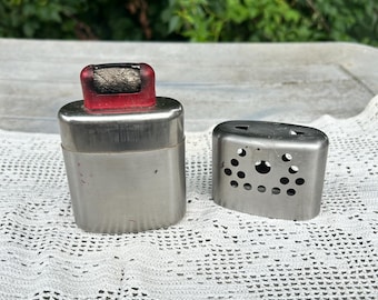 Vintage Aladdin Jon-E Stainless Steel Hand Warmer Patented 1960 Collectible