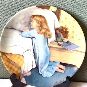 1987 &quot;Evening Prayer&quot; John McCelland Bradford Exchange Reco Collectors Plate