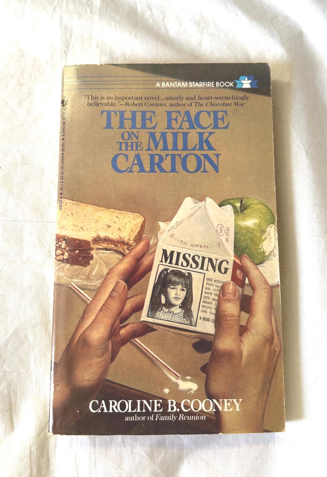 The Face on the Milk Carton by Caroline B. Cooney Paperback - Etsy
