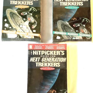 Vintage Lot 3 Nitpickers Next Generation Grekkers VHS-band Nya oförseglade band.