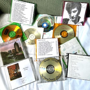 Vintage Lot of 12 Home Recorded Cds With Various Artist