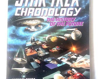 Vintage 1993 Star Trek Chronology: The History Of The Future (Soft Cover)