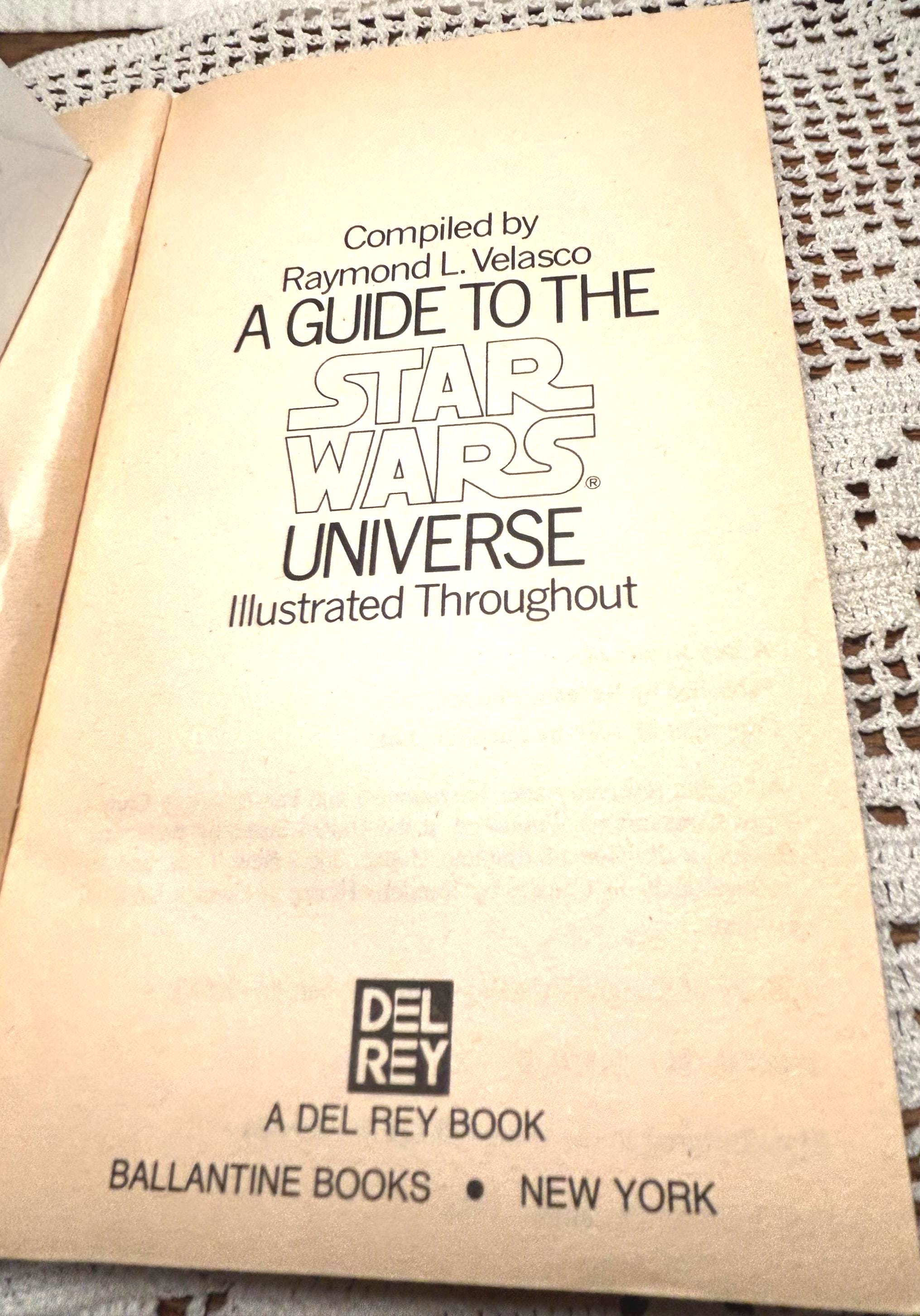 A Guide to the Star Wars Universe 1984 ~ Raymond L. Velasco