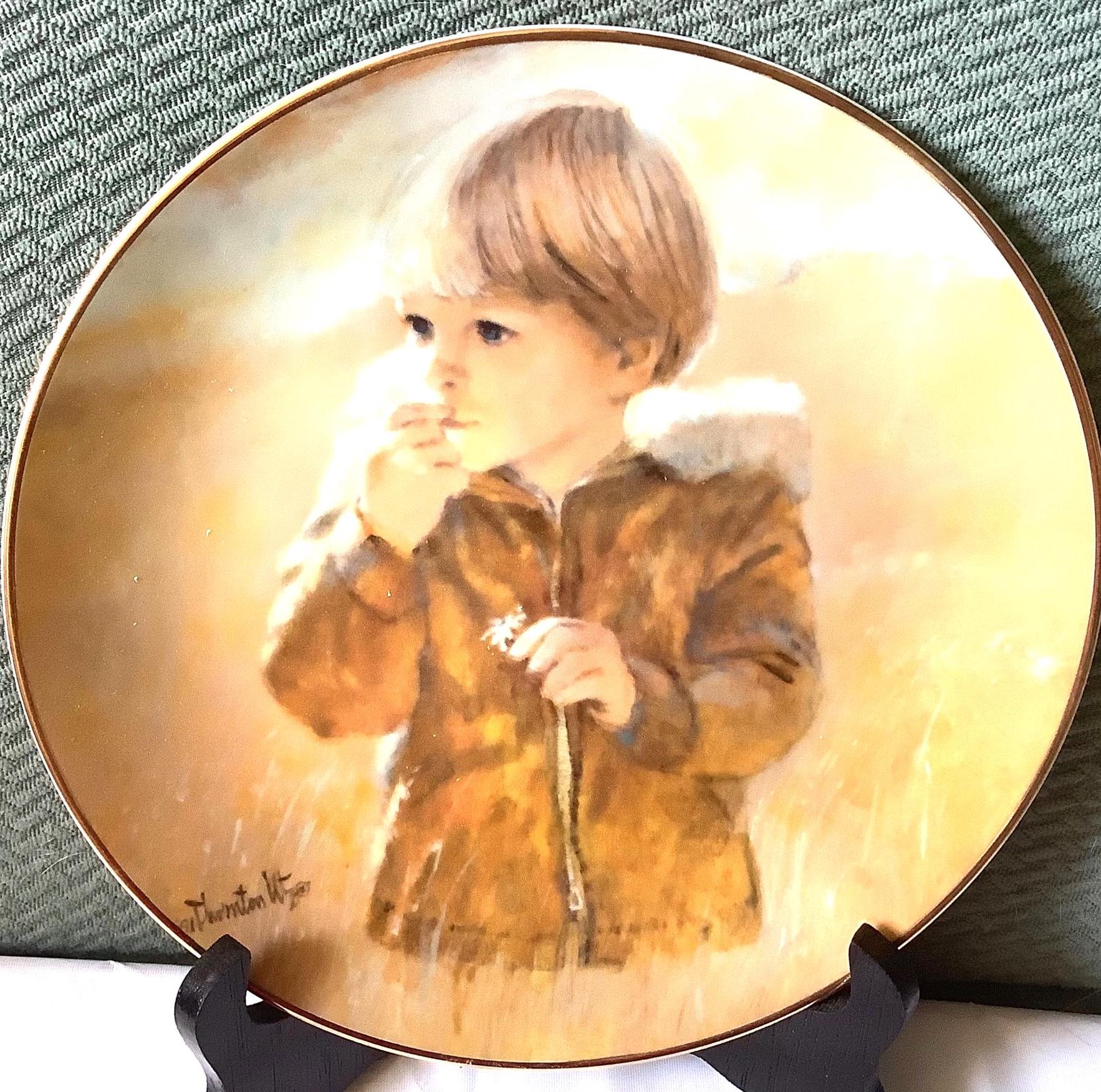 Vintage 1982 Autumn Wander Collector Plate by Thornton Ulz Viletta