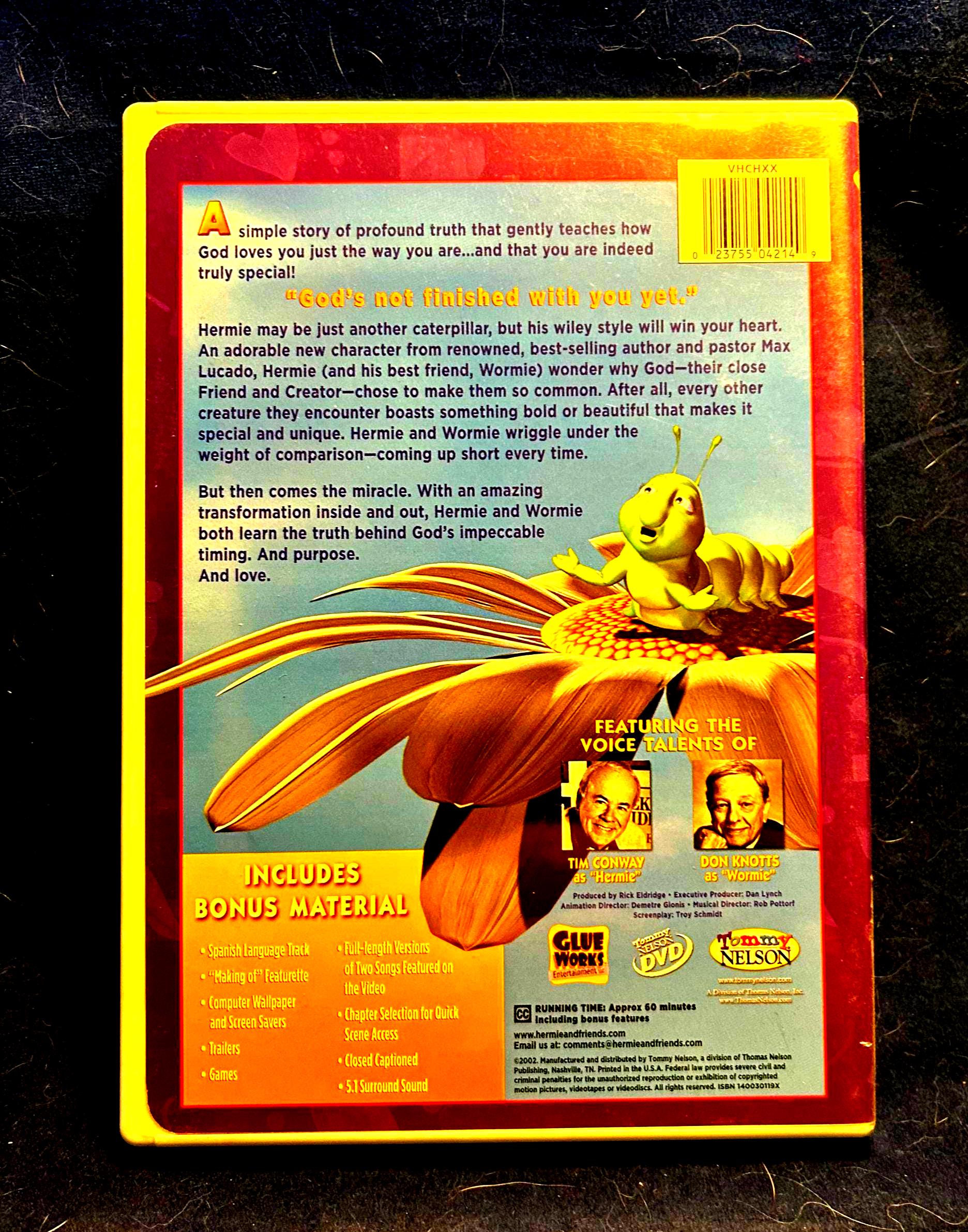 Hermie and Friends Hermie the Common Caterpillar Max Lucado DVD - Etsy