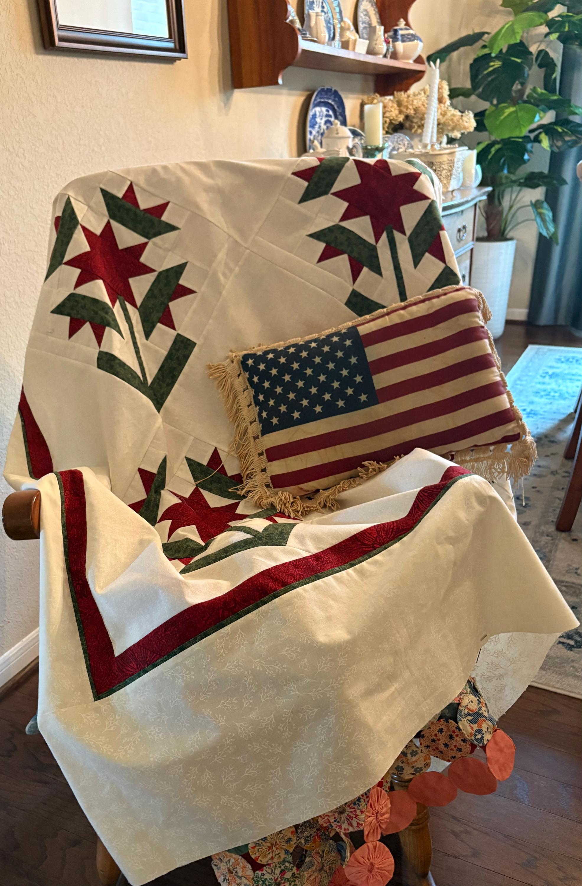 Geranium Quilt Pattern Geranium Star Quilt Pattern: Easy Sewing Instructions (PDF Download) - Etsy