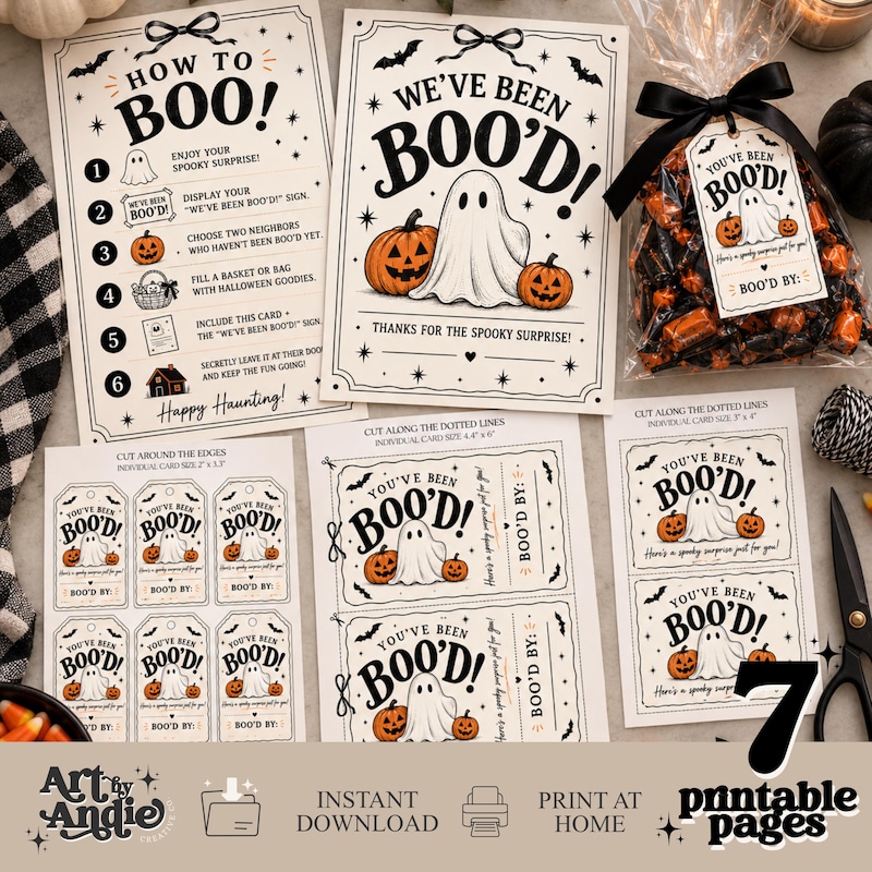 Boo Pdf Boo Box Gamer - Etsy UK