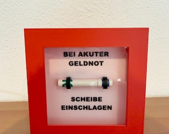 Push-button alarm - fire department cash gift