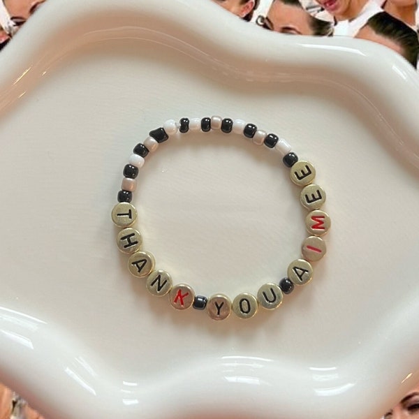 Taylor Swift thanK you aIMee - The Tortured Poets Department Bracelet