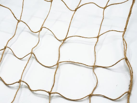 Natural Jute Plant Trellis Net 2x4, 3x3, 4x4, 5x15| Biodegradable Garden Support | SCROG Growing