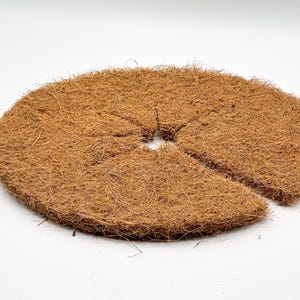 Coco Coir Mulch Mat 10" & 12"  | Natural Weed Barrier | Conserves Water | Compostable