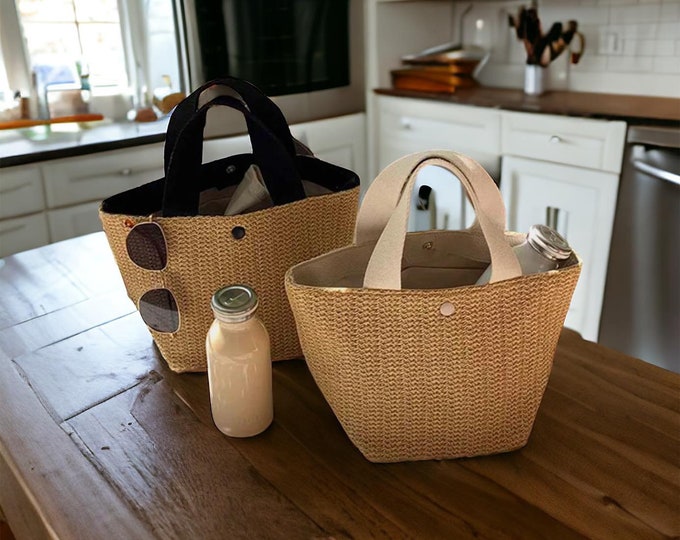 Beach Straw Bag, Woven Stylish Bag, Woven Beach Bag, Australian Made, Hand Made, Gift For Her, Gift For Women
