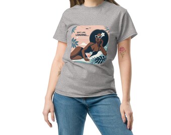Soft Life Afro Frau Grafik T-Shirt | Chilliger Loungewear