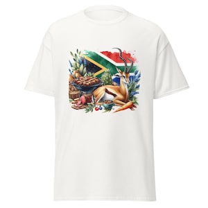 Springbok BBQ T-Shirt | South African Heritage | Braai Lover Tee