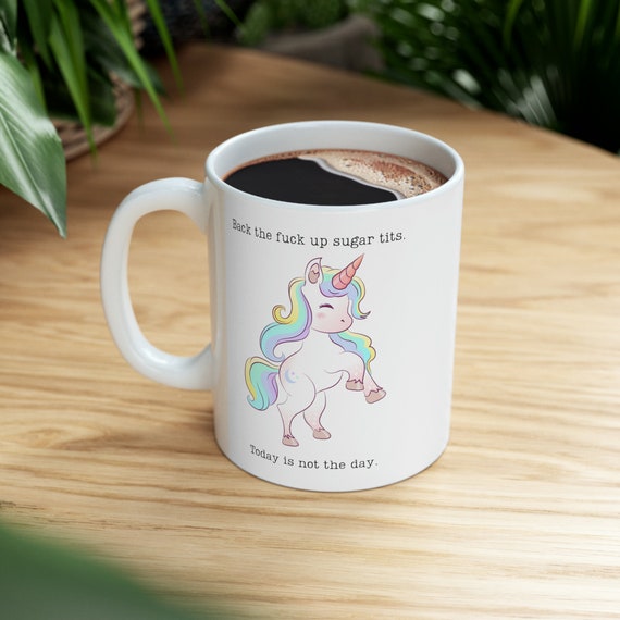 Back up sugar tits Ceramic Mug, 11oz