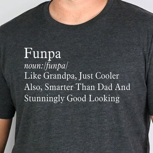 Funpa wie ein Opa aber Cooler | Modernes Opa Shirt | Png-Datei| Geburtstagsgeschenk| Vatertagsgeschenk | Opa Geschenk | SVG PNG-Datei | Cricut-Datei