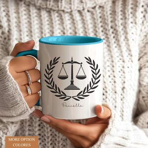 minimalist funny law mug for courtroom humor or legal office decor