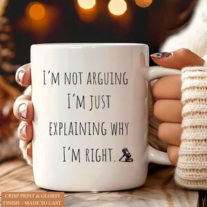 humorous office coffee cup for litigators or law students