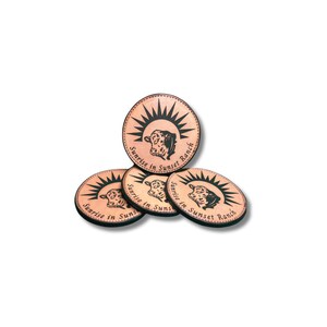 Leather Coasters - Set of 4