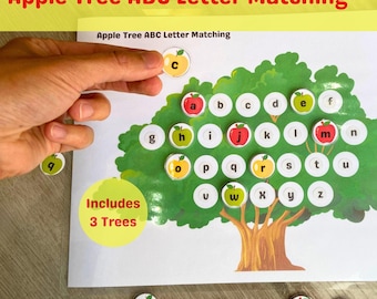 Coincidencia de letras del abecedario, Coincidencia de letras del abecedario, Aprendizaje del abecedario, Coincidencia de letras del abecedario, Abecedario imprimible, Alfabeto imprimible, Imprimible para preescolar