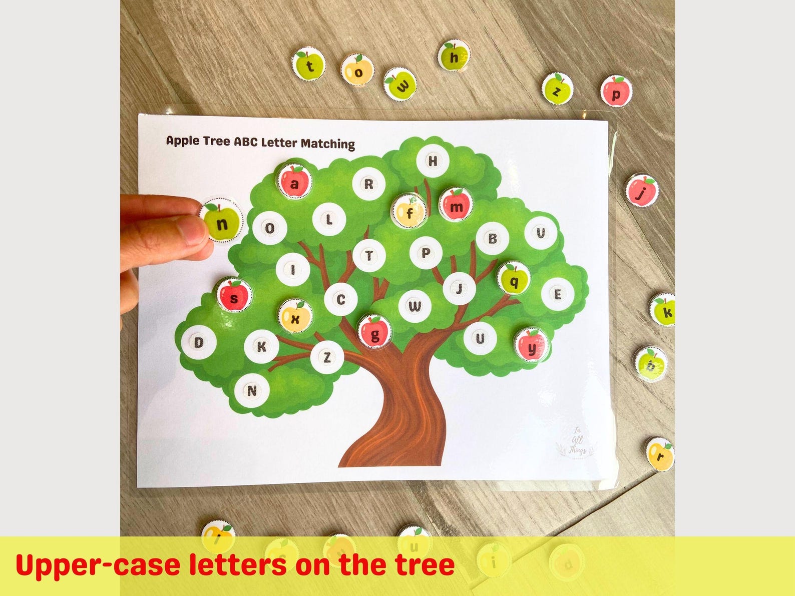 Matching Abc Layout ABC Letter Matching, Alphabet Matching, ABC Learning, Alphabet Letter ...