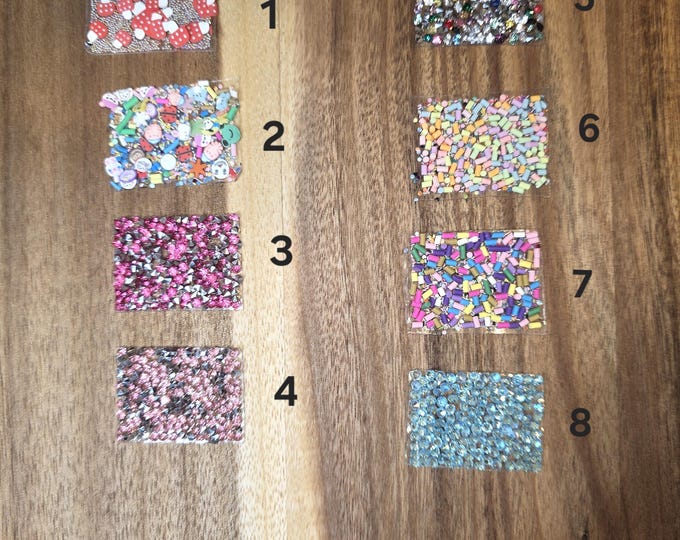 Bling and Various Themed Pen Wrap Decals.  Rhinestone, Colors, Mushrooms, Character