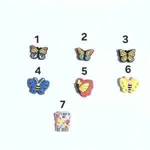 Butterfly Silicone Focal Beads for Beadable Items