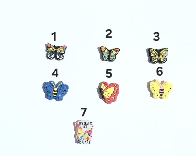 Butterfly Silicone Focal Beads for Beadable Items