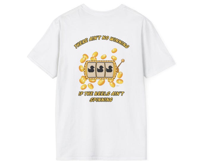 Lucky Ducks T-Shirt, Slot Machine Tee, Spin to Win Shirt, Unisex Top, Gambling Gift
