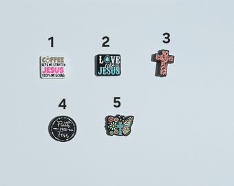 Faith Silicone Focal Beads for Beadable Items